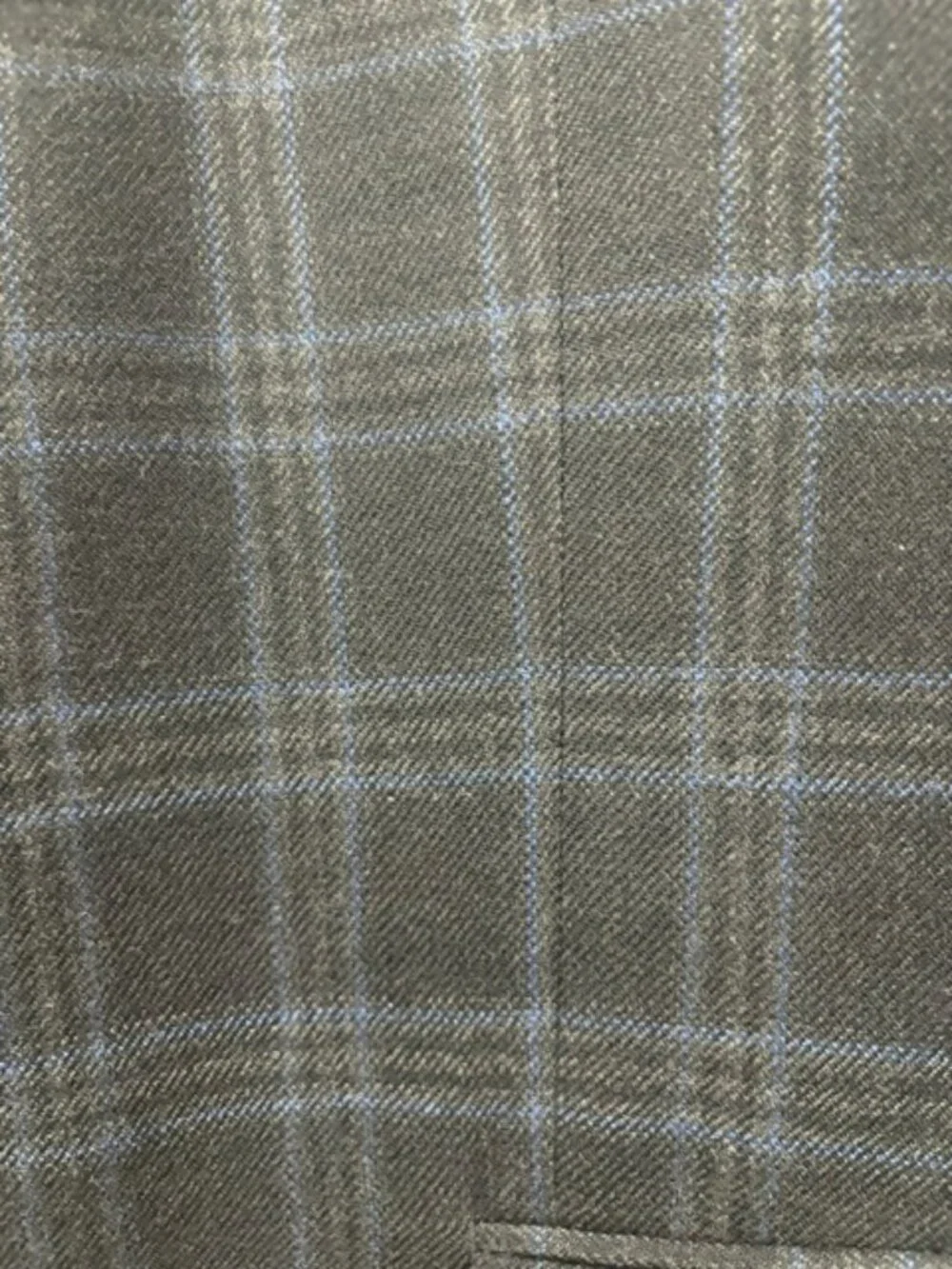 100% Wool Windowpane-Michael Kors Sport Coat/Blazer-Blue/Gray Sz 48R